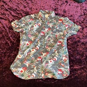 GAP floral print button up